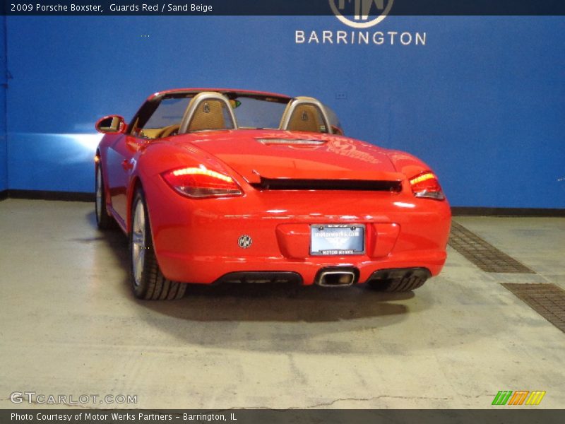 Guards Red / Sand Beige 2009 Porsche Boxster