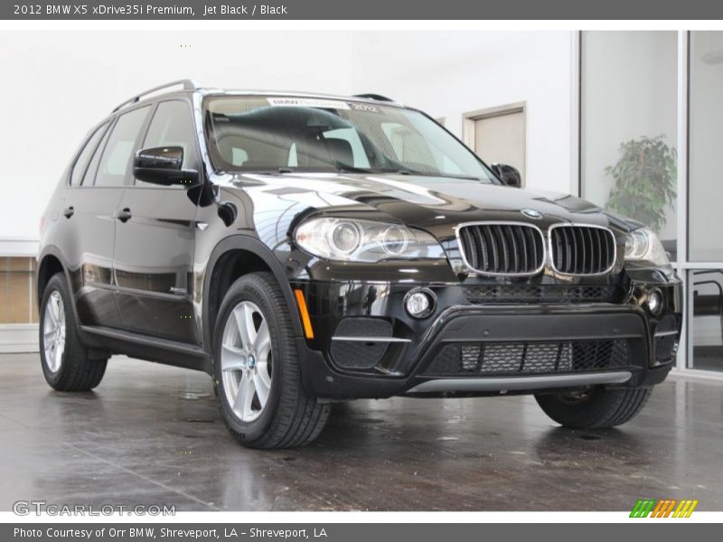 Jet Black / Black 2012 BMW X5 xDrive35i Premium