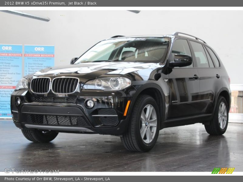 Jet Black / Black 2012 BMW X5 xDrive35i Premium