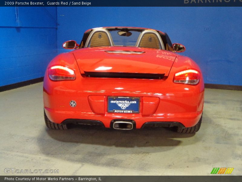 Guards Red / Sand Beige 2009 Porsche Boxster