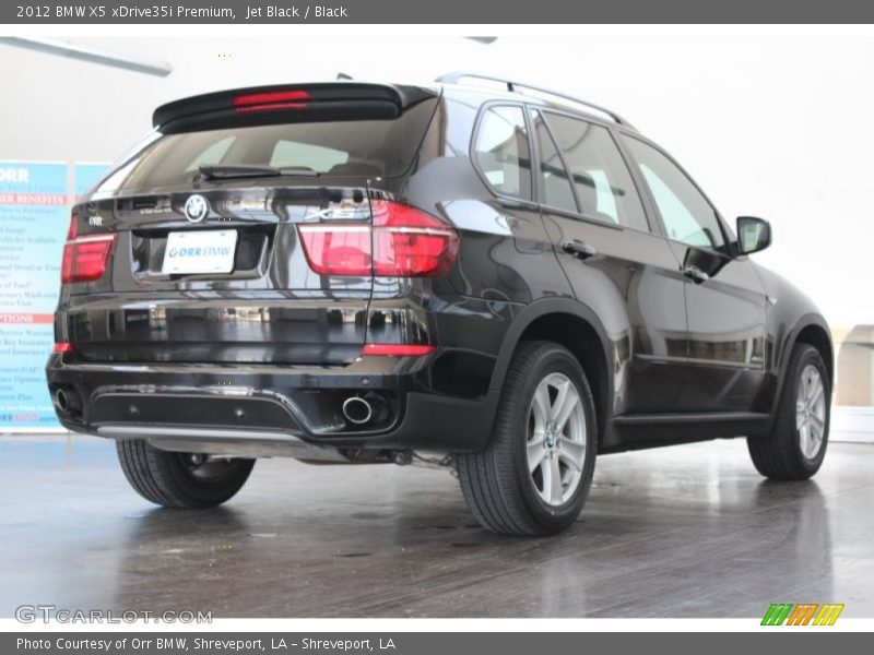 Jet Black / Black 2012 BMW X5 xDrive35i Premium