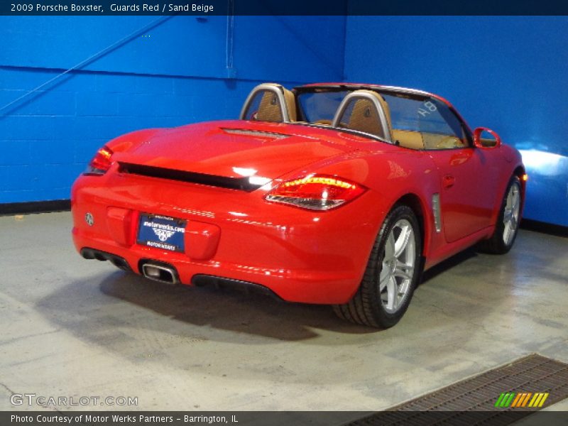 Guards Red / Sand Beige 2009 Porsche Boxster