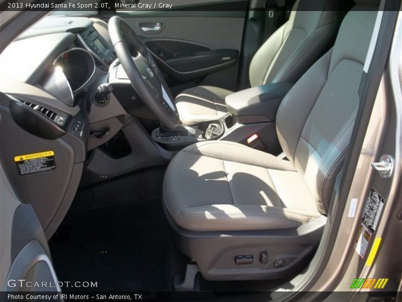 Mineral Gray / Gray 2013 Hyundai Santa Fe Sport 2.0T