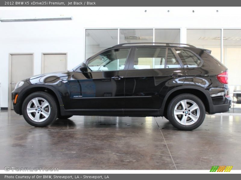 Jet Black / Black 2012 BMW X5 xDrive35i Premium