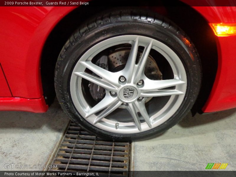 Guards Red / Sand Beige 2009 Porsche Boxster