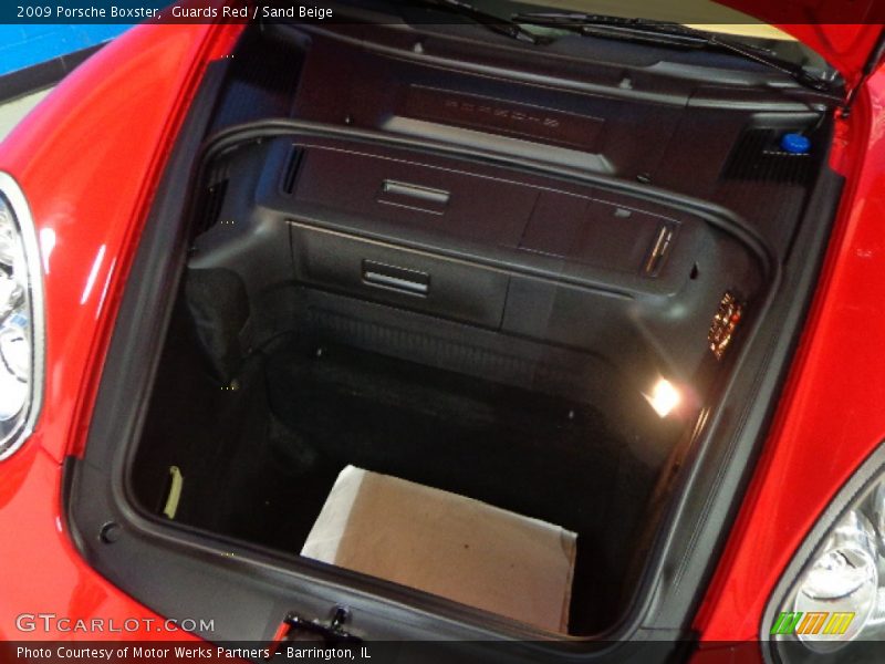 Guards Red / Sand Beige 2009 Porsche Boxster