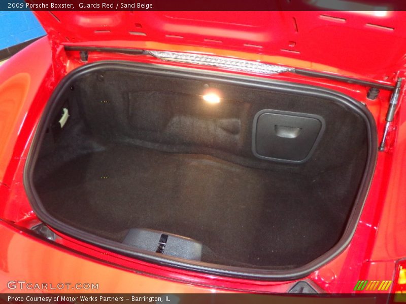 Guards Red / Sand Beige 2009 Porsche Boxster