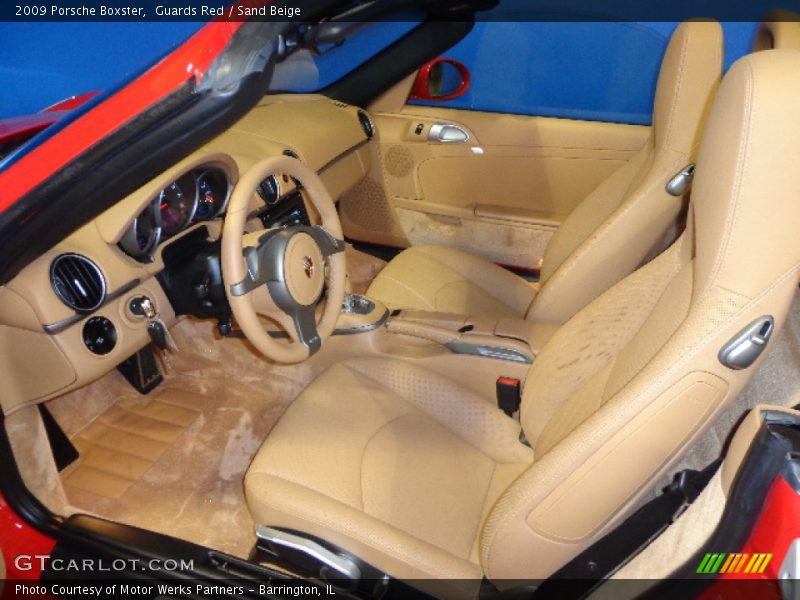Guards Red / Sand Beige 2009 Porsche Boxster