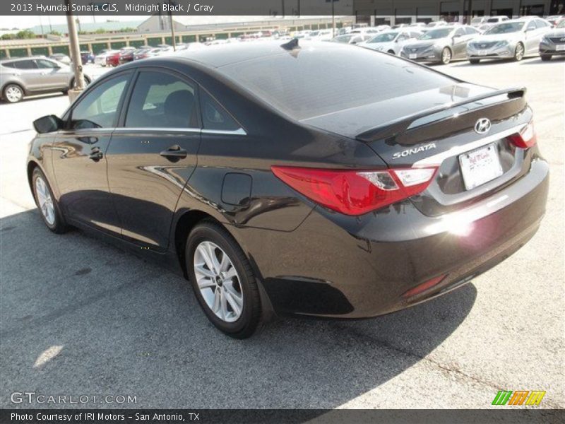 Midnight Black / Gray 2013 Hyundai Sonata GLS