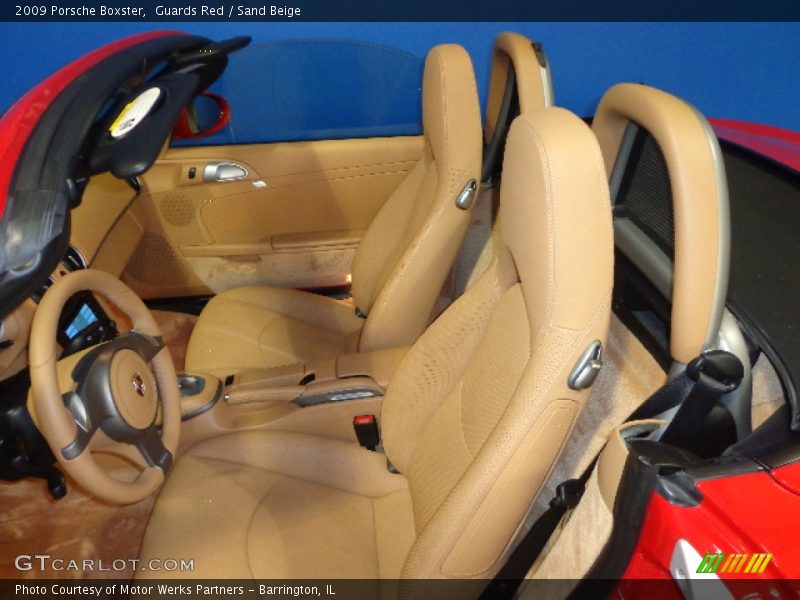 Guards Red / Sand Beige 2009 Porsche Boxster