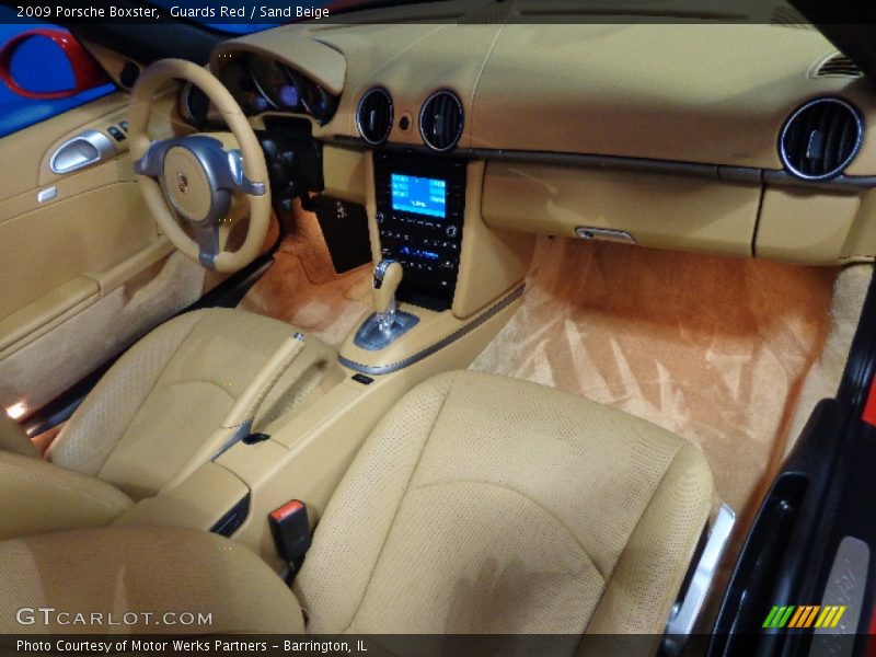 Guards Red / Sand Beige 2009 Porsche Boxster