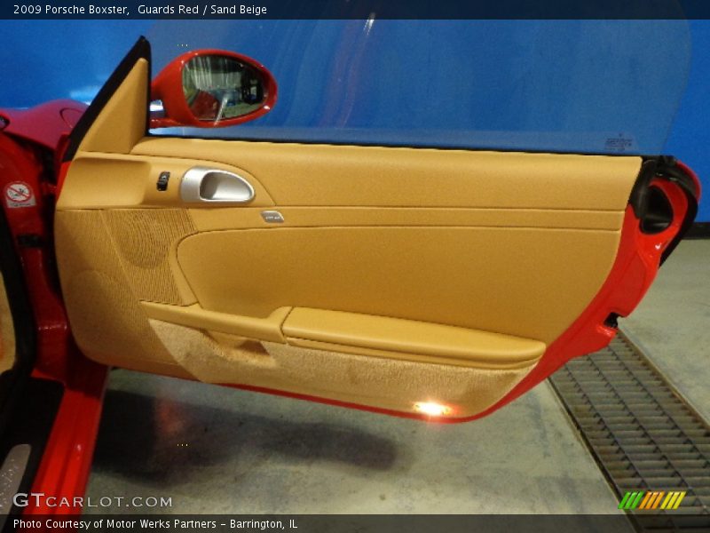 Guards Red / Sand Beige 2009 Porsche Boxster