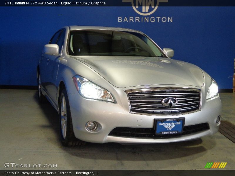 Liquid Platinum / Graphite 2011 Infiniti M 37x AWD Sedan
