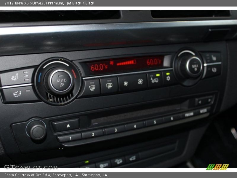 Jet Black / Black 2012 BMW X5 xDrive35i Premium