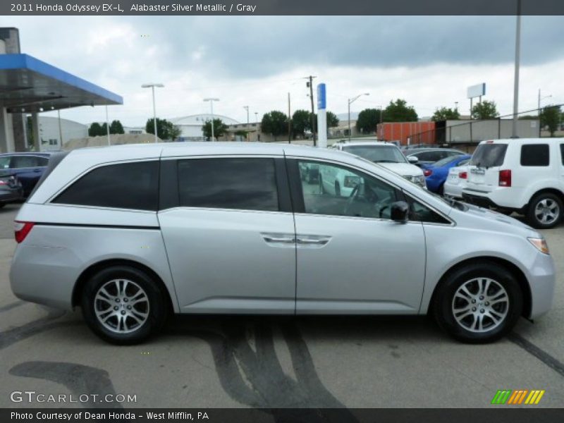 Alabaster Silver Metallic / Gray 2011 Honda Odyssey EX-L