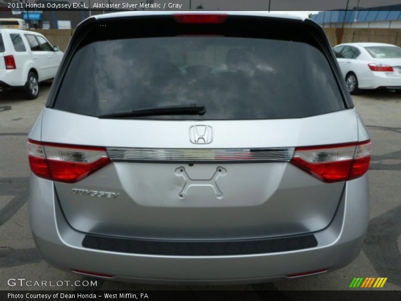 Alabaster Silver Metallic / Gray 2011 Honda Odyssey EX-L