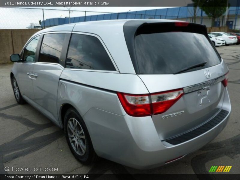 Alabaster Silver Metallic / Gray 2011 Honda Odyssey EX-L