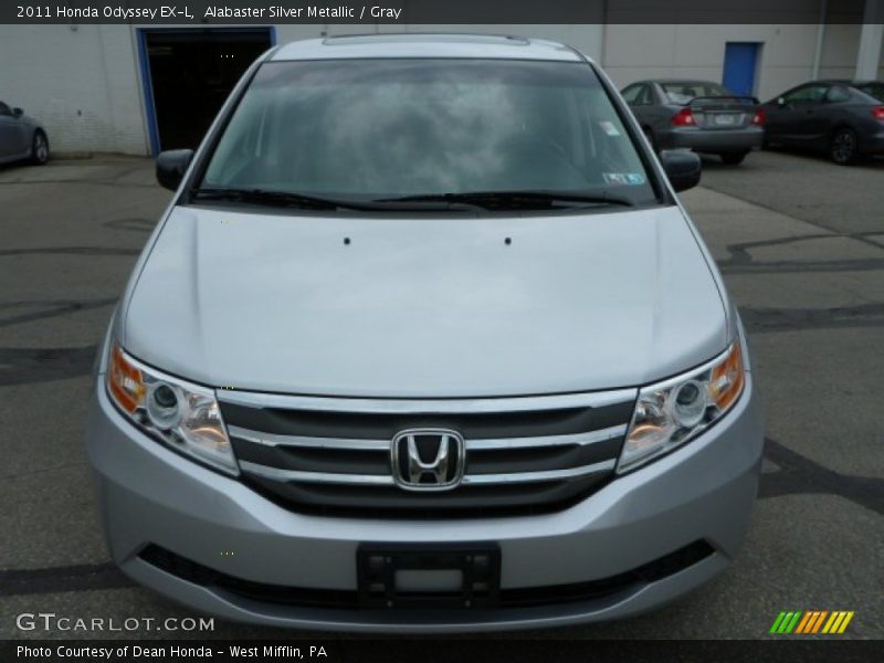 Alabaster Silver Metallic / Gray 2011 Honda Odyssey EX-L