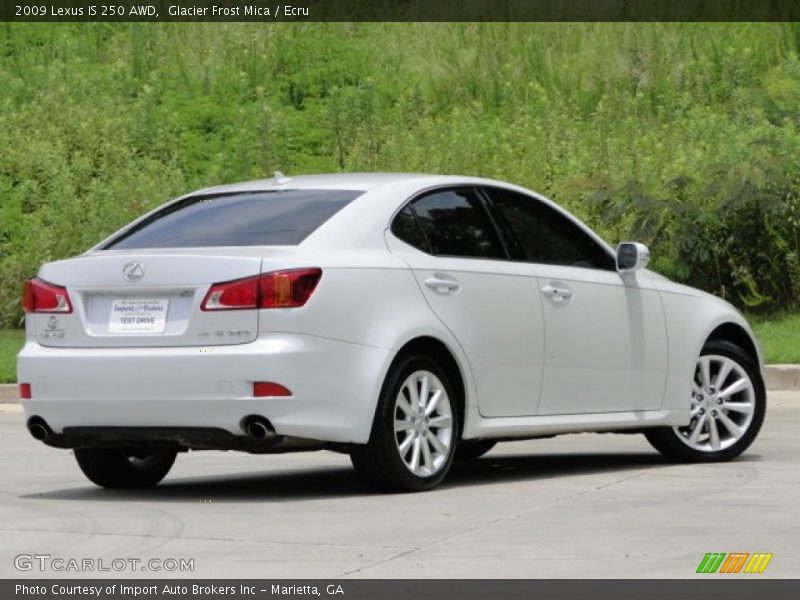 Glacier Frost Mica / Ecru 2009 Lexus IS 250 AWD