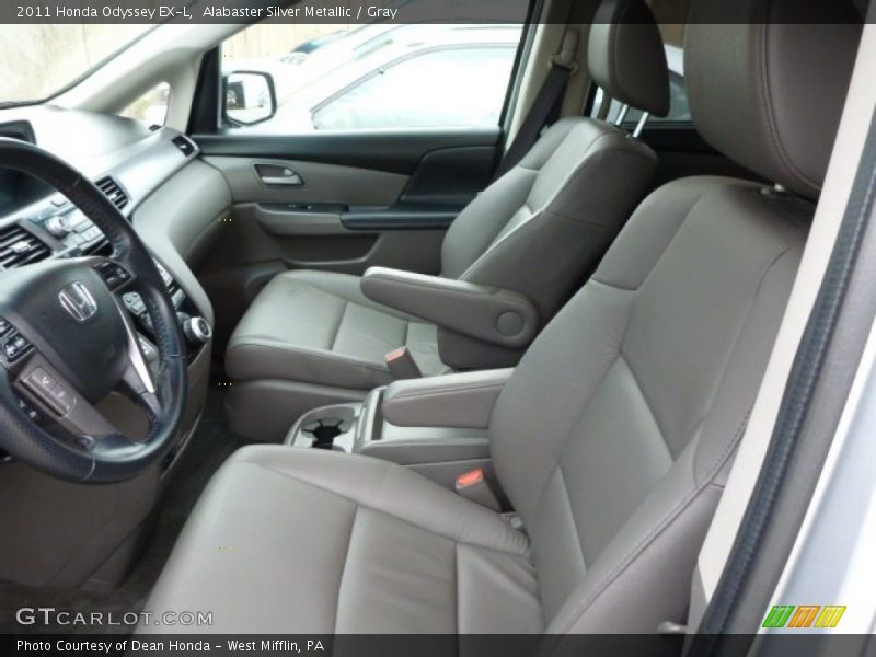 Alabaster Silver Metallic / Gray 2011 Honda Odyssey EX-L