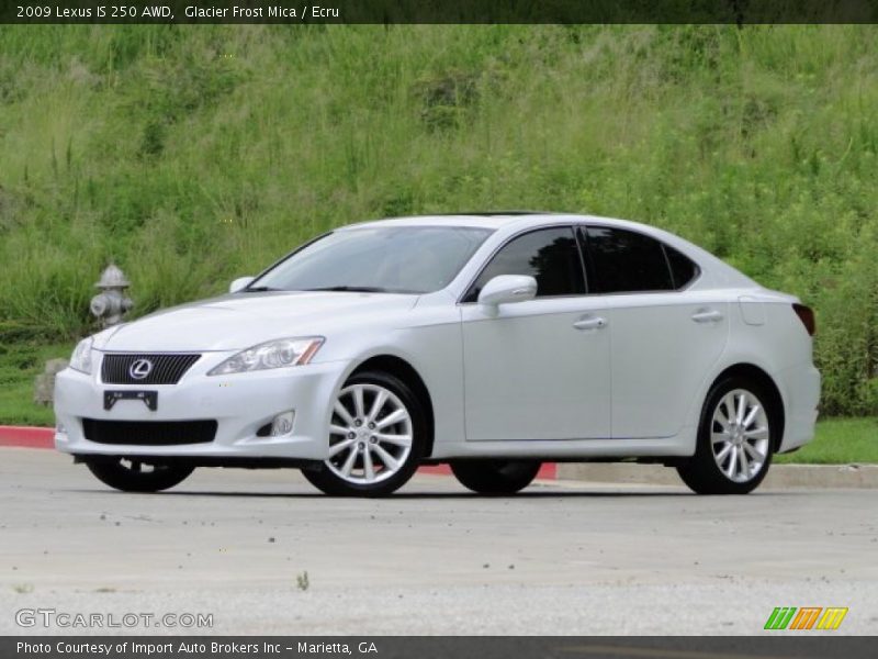 Glacier Frost Mica / Ecru 2009 Lexus IS 250 AWD