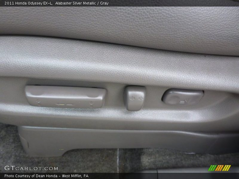 Alabaster Silver Metallic / Gray 2011 Honda Odyssey EX-L