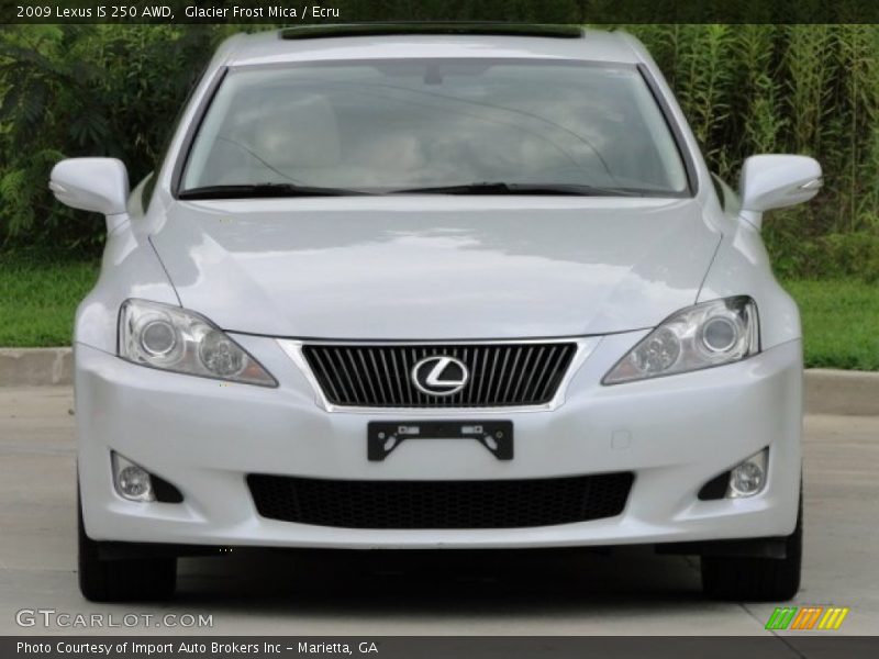 Glacier Frost Mica / Ecru 2009 Lexus IS 250 AWD