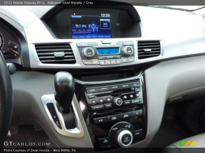 Alabaster Silver Metallic / Gray 2011 Honda Odyssey EX-L