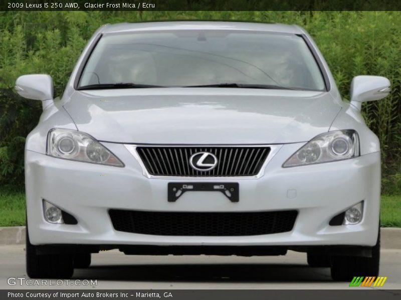 Glacier Frost Mica / Ecru 2009 Lexus IS 250 AWD