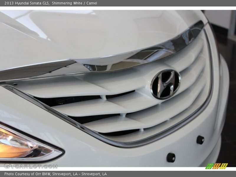 Shimmering White / Camel 2013 Hyundai Sonata GLS