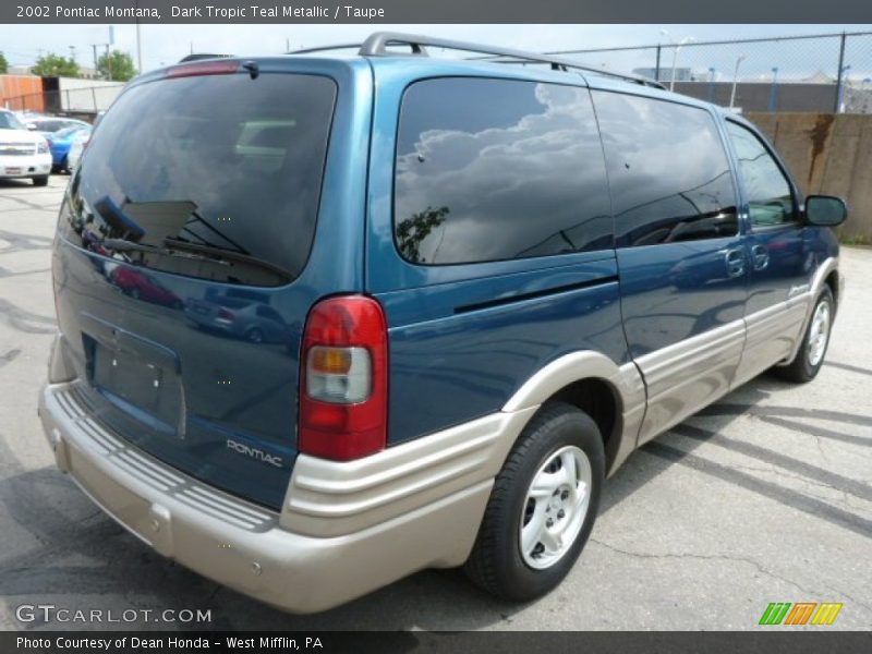 Dark Tropic Teal Metallic / Taupe 2002 Pontiac Montana