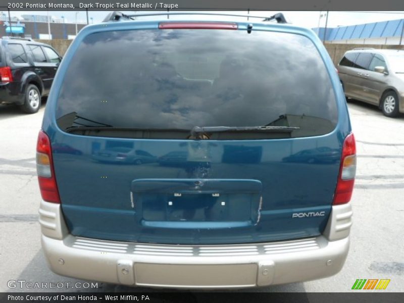 Dark Tropic Teal Metallic / Taupe 2002 Pontiac Montana