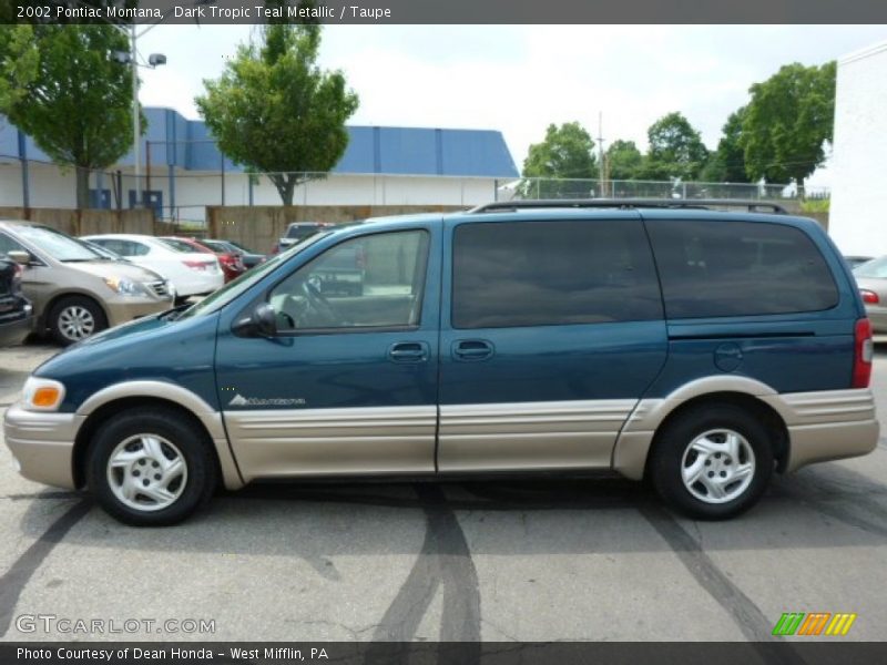 Dark Tropic Teal Metallic / Taupe 2002 Pontiac Montana