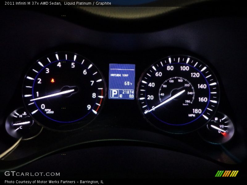 Liquid Platinum / Graphite 2011 Infiniti M 37x AWD Sedan