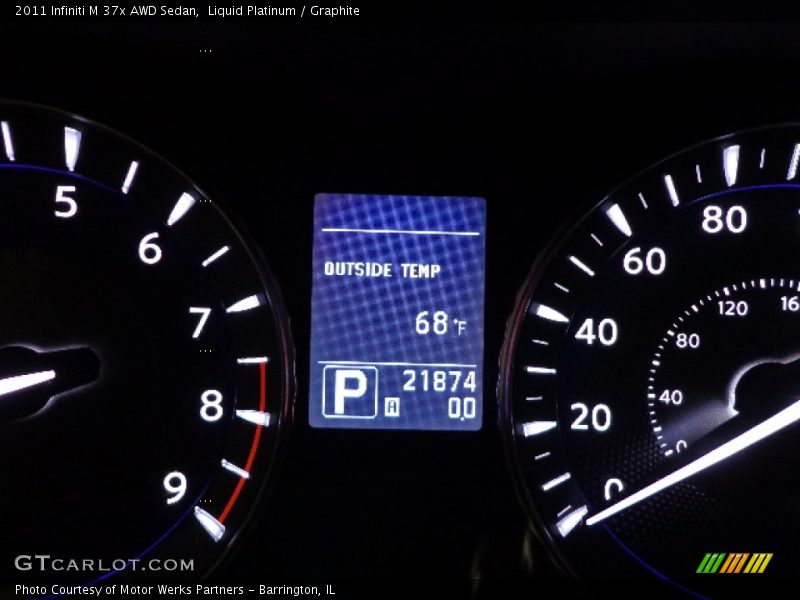 Liquid Platinum / Graphite 2011 Infiniti M 37x AWD Sedan