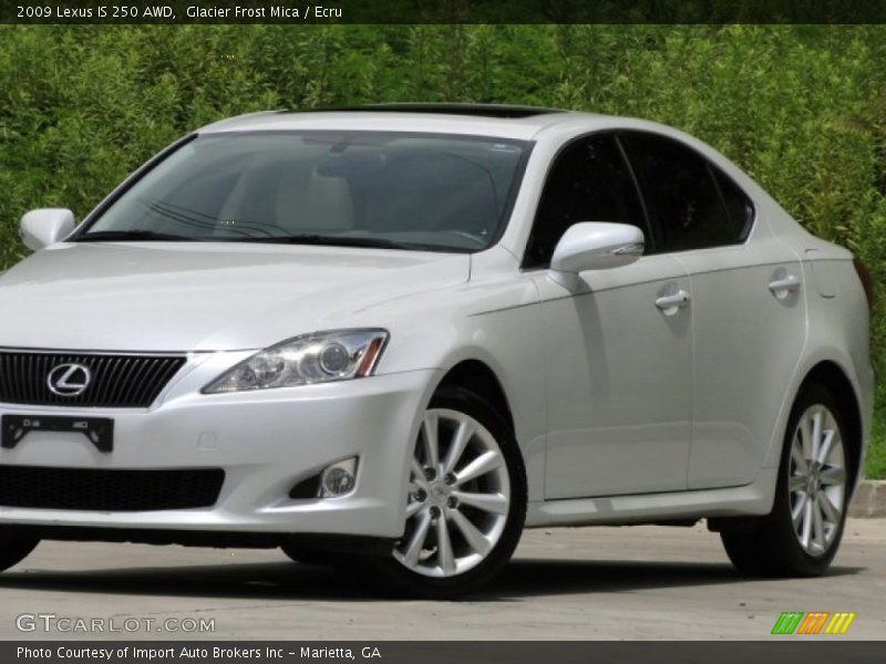 Glacier Frost Mica / Ecru 2009 Lexus IS 250 AWD