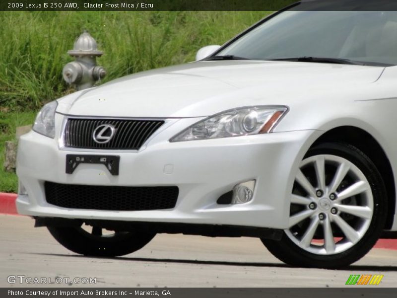 Glacier Frost Mica / Ecru 2009 Lexus IS 250 AWD