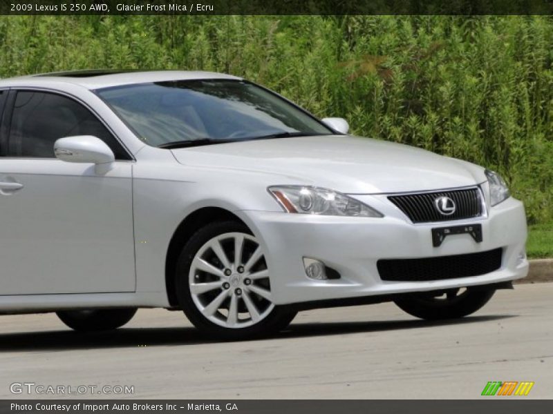 Glacier Frost Mica / Ecru 2009 Lexus IS 250 AWD