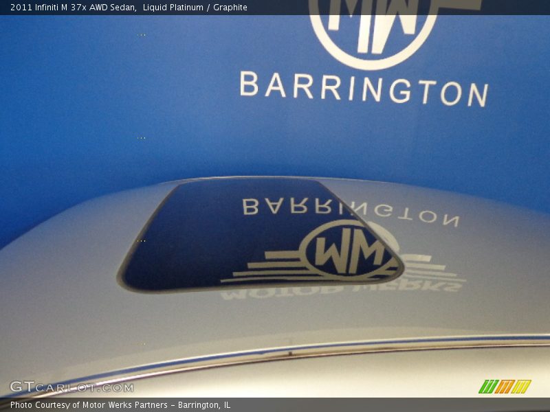 Liquid Platinum / Graphite 2011 Infiniti M 37x AWD Sedan