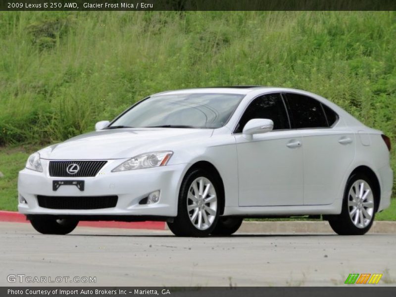 Glacier Frost Mica / Ecru 2009 Lexus IS 250 AWD