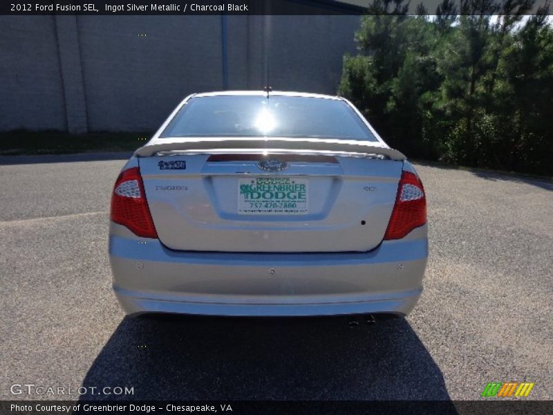 Ingot Silver Metallic / Charcoal Black 2012 Ford Fusion SEL