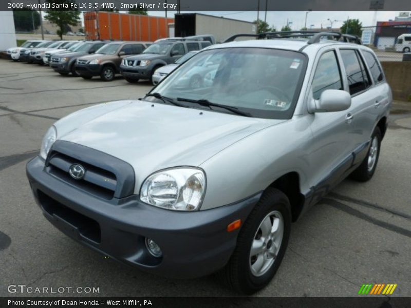 Smart Silver / Gray 2005 Hyundai Santa Fe LX 3.5 4WD