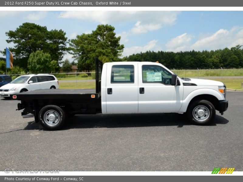  2012 F250 Super Duty XL Crew Cab Chassis Oxford White