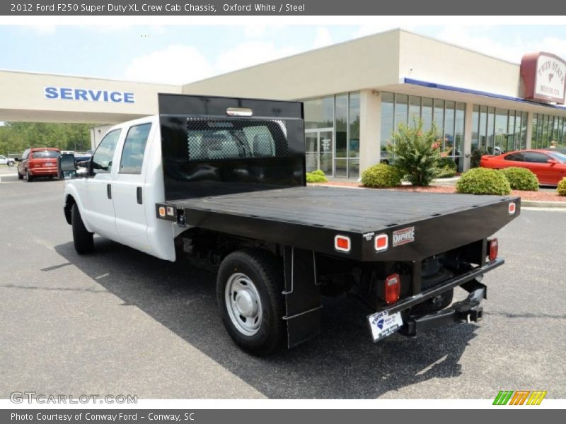 Oxford White / Steel 2012 Ford F250 Super Duty XL Crew Cab Chassis