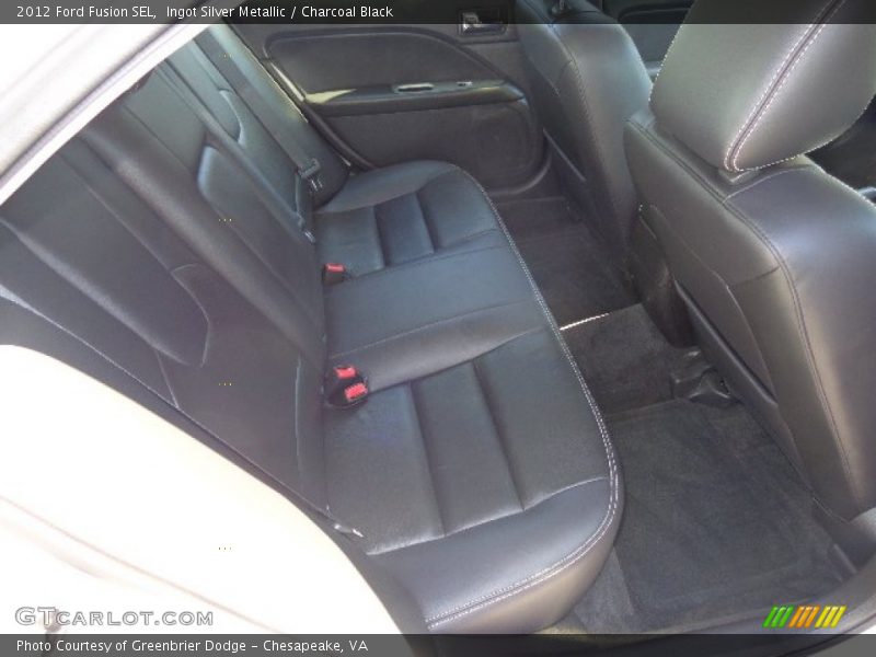 Ingot Silver Metallic / Charcoal Black 2012 Ford Fusion SEL