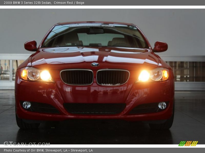 Crimson Red / Beige 2009 BMW 3 Series 328i Sedan