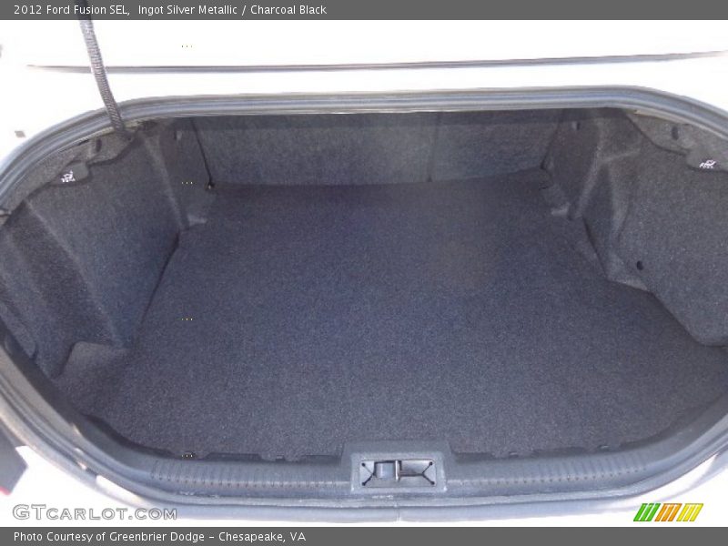Ingot Silver Metallic / Charcoal Black 2012 Ford Fusion SEL