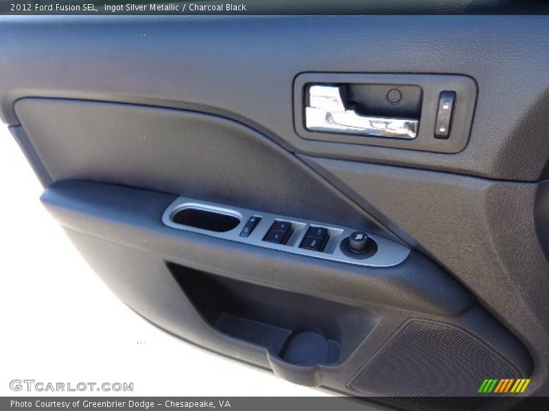 Ingot Silver Metallic / Charcoal Black 2012 Ford Fusion SEL