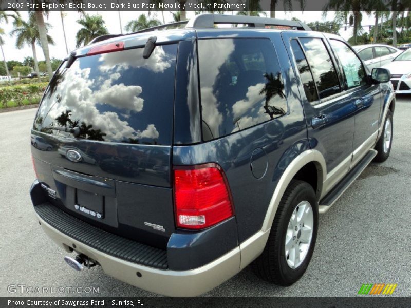 Dark Blue Pearl Metallic / Medium Parchment 2005 Ford Explorer Eddie Bauer