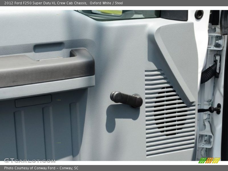 Oxford White / Steel 2012 Ford F250 Super Duty XL Crew Cab Chassis